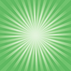 Obraz premium Abstract summer soft Green rays background. Vector