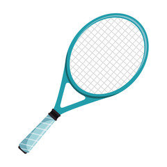 tennis racket isolated icon vector illustration design
