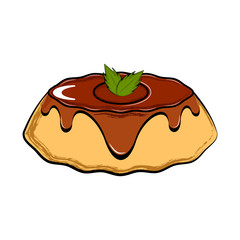 Isolated sweet dessert icon