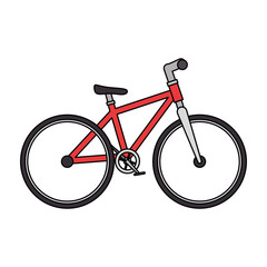 Fototapeta premium bicycle vehicle isolated icon vector illustration design
