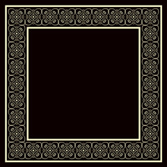 Vintage decorative frame