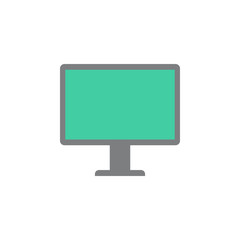 monitor icon. Element of web icon for mobile concept and web apps. Colored isolated monitor icon can be used for web and mobile. Premium icon