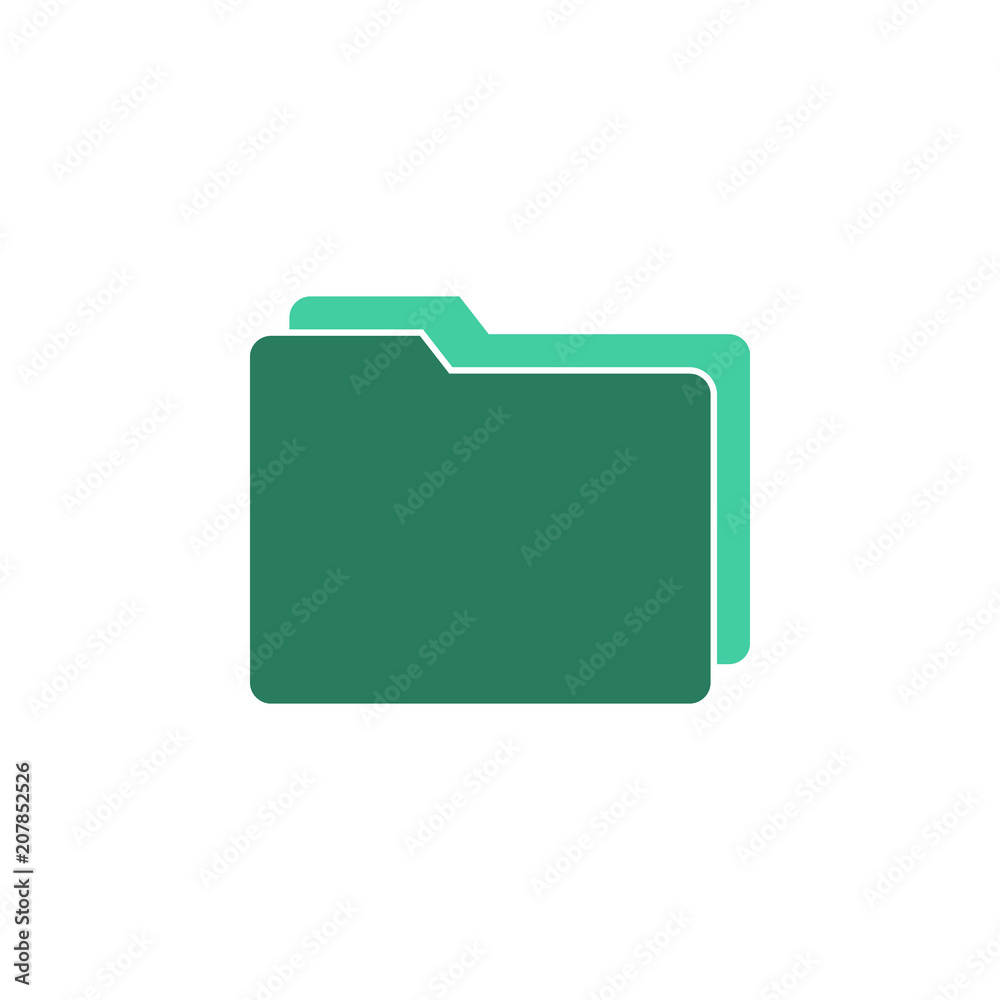 Poster folders icon. element of web icon for mobile concept and web apps. colored isolated folders icon can