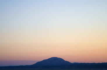 夕暮れ　海　山　素材