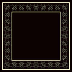 Vintage decorative frame