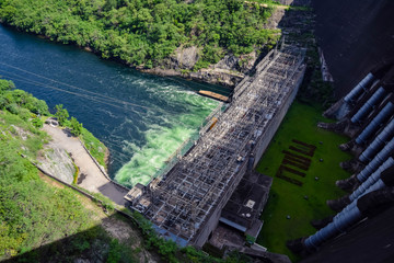 Electric power plant, bhumibol dam in Tak province, Thailand