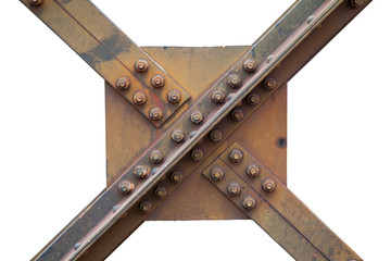 Screw steel railway bridges based on strength. - 207859526
