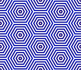 Hexagon geometric pattern