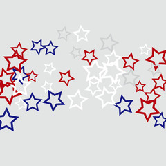 Colorful Stars Confetti, Mystery Sparkling Vector Background. Trendy Glowing Magic Glitter, Lights. Festive Falling Colorful Stars Confetti for Ads, Posters. 