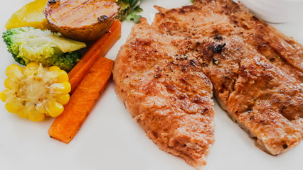 Barbecue, Cooked, Fillet, Food, Food and Drink