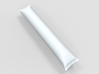 Blank bang bang inflatable balloon stick. 3d render illustration.