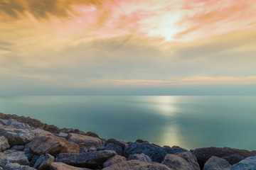 composed,undisturbed,restful,placid,calmness,peacefulness,repose,quiet,peaceful,beach,ocean,blue,summer,water,beautiful,nature,travel,landscape,outdoor,relax,tropical,vacation,sunny,horizon,white,calm