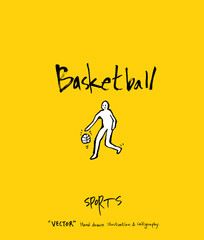 스포츠 포스터 / 손으로 그린 스포츠 그림