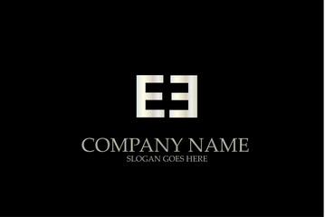 Obraz premium Letter EE Vector Logotype Template.