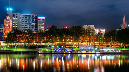 City at Night, Southbank , Melbourne