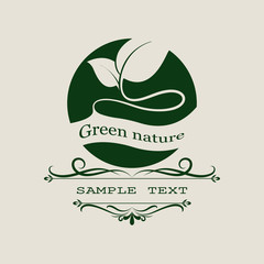 green leaf logo