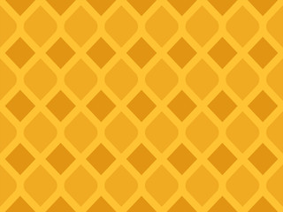 Abstract geometric pattern with yellow rhombuses. Colorful ornament. isolated on yellow background