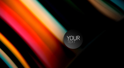 Blur color wave lines abstract background