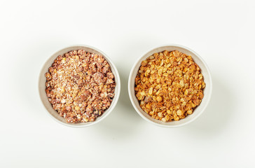 Healthy diet breakfast ingredients