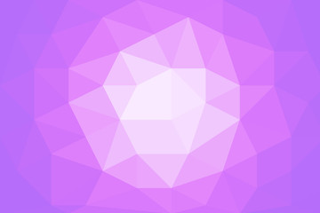 Violet abstract polygonal pattern. Low poly background