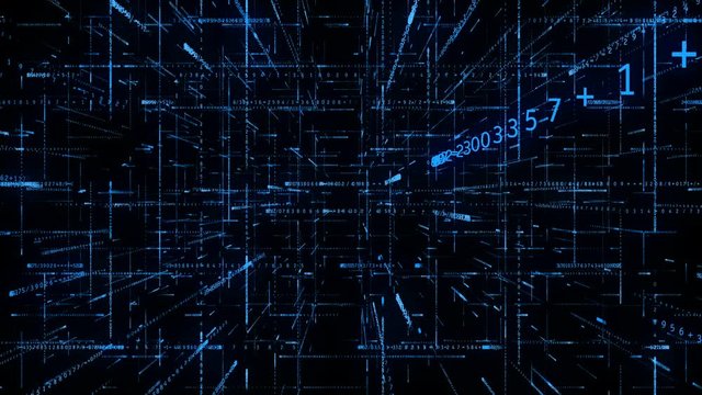 camera moves through the digital space