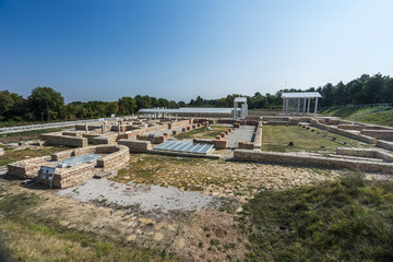 Ruins of ancient roman fortress Novae, Bulgaria