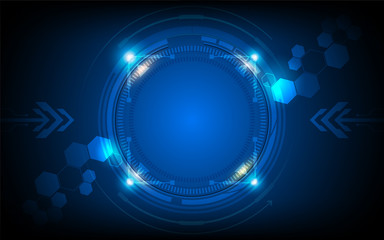 networking connection digital technology concept background