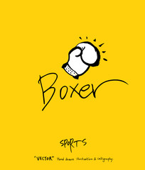 스포츠 포스터 / 손으로 그린 스포츠 그림