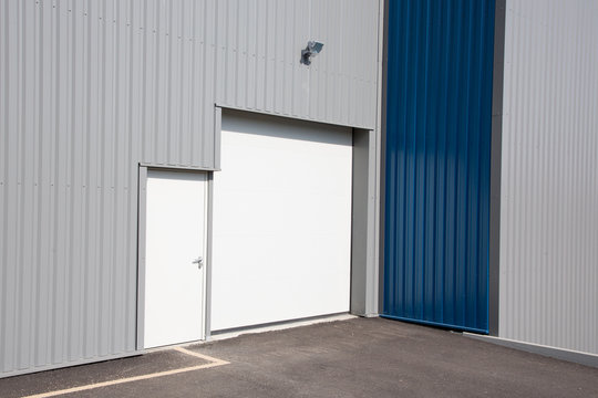 Industrial Unit with roller shutter doors