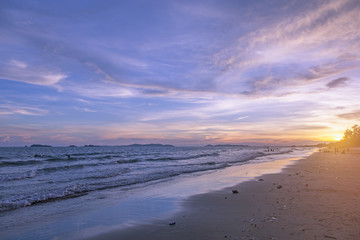 Obraz premium Sunset with sky