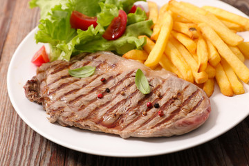 beef and french fries