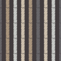 Seamless abstract geometric pattern. The texture of the strips. Brushwork. Hand hatching. Scribble texture. Textile rapport.