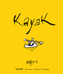 스포츠 포스터 / 손으로 그린 스포츠 그림