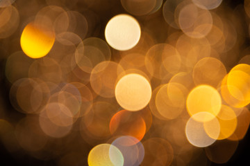 golden bokeh background lights glittery, sparkle, blurred