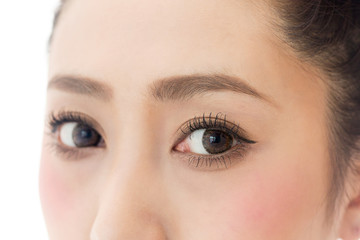 カラーコンタクト・瞳クローズアップ