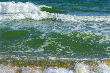  water surface and waves of Black Sea