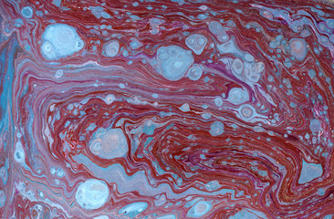 Marble abstract acrylic background. Marbling artwork texture. Agate ripple pattern. Gold powder.