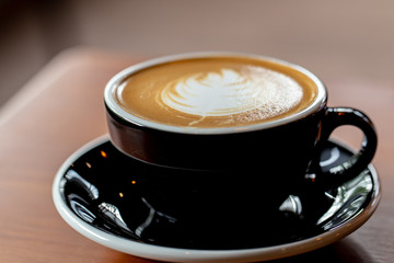 Backgrounds of Latte coffee.