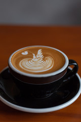 Backgrounds of Latte coffee.