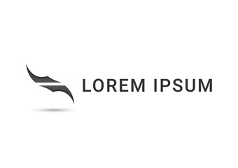 blade slice vector logo design template, sharp icon, equal sign, vector illustration