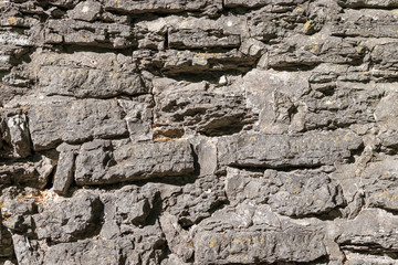 Grey stone wall background