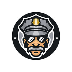 Cops vector mascot icon illustration
