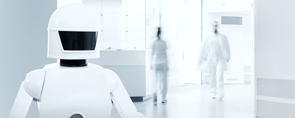 Autonomer Roboter in der Medizin oder Pflege