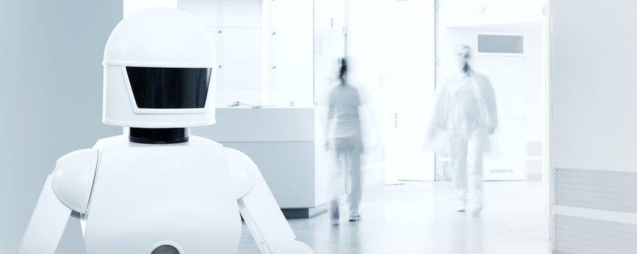 Autonomer Roboter in der Medizin oder Pflege