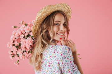 Close up portrait of a beautiful young woman