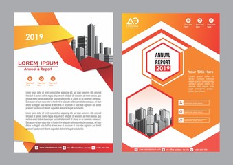 Fototapeta premium cover, layout, brochure, flyer design for company, event, and report