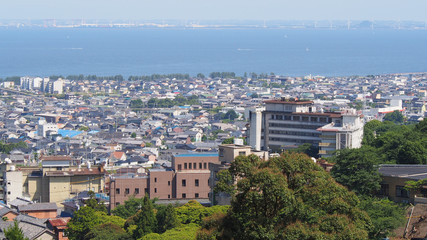 あじさいの里からの眺望（愛知県蒲郡市）