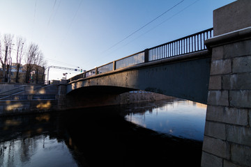 Borovoy bridge, Sankt Peterburg, Russia