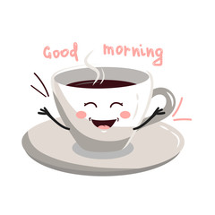 cute cartoon cup of coffee