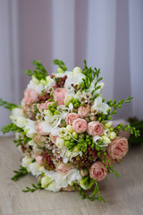 bright wedding bouquet